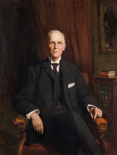 Porträtt av Sir Edward George Jenkinson 1836-1919, 1906. av Hubert von Herkomer