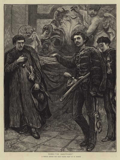 Rom, i helgedomen av Hubert von Herkomer
