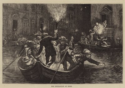 Översvämningen i Rom av Hubert von Herkomer