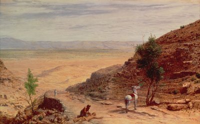 Vägen mellan Jerusalem och Jeriko av Hubert von Herkomer