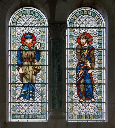 Hoarwithy, St Catherine, Belham & Co, Hugh Arthur Kennedy, Joshua & Ezekiel, ca 1885 av Hugh Arthur Kennedy