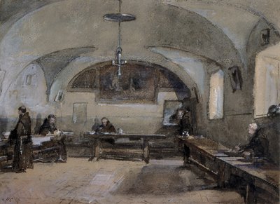 Interiör av Kapucinerklostret i Albano av Hugh Carter