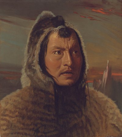 Porträtt av en eskimå av Hugh Collins