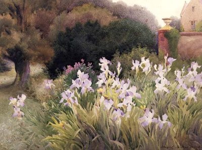 Burton Bradstock, Dorset, mot kvällen av Hugh L. Norris