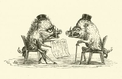 Borrningar (gravyr) av Hugh Rowley