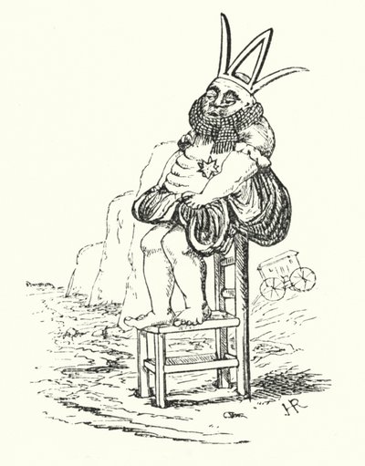 Kung Knut (litho) av Hugh Rowley