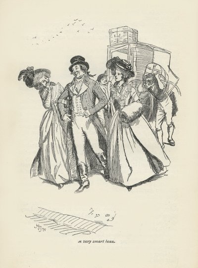 En mycket smart skönhet, 1896 av Hugh Thomson