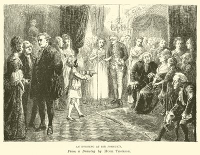 En kväll hos Sir Joshuas av Hugh Thomson