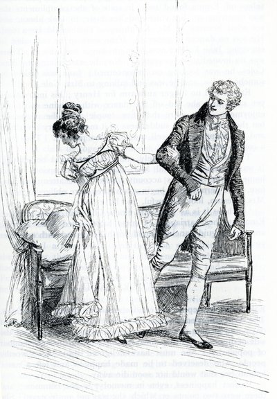 "Franz Churchil och Emma" av Hugh Thomson
