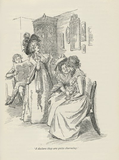 Jag förklarar att de är ganska charmiga, 1896 av Hugh Thomson