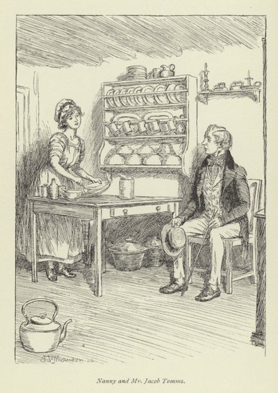 Illustration för Amos Barton av George Eliot av Hugh Thomson