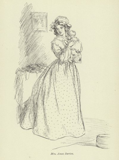 Illustration för Amos Barton av George Eliot av Hugh Thomson