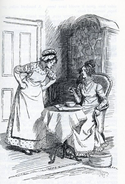 Illustration för "Emma" av Jane Austen (illustration) av Hugh Thomson