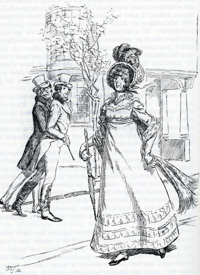 Illustration för "Emma" av Jane Austen (illustration) av Hugh Thomson