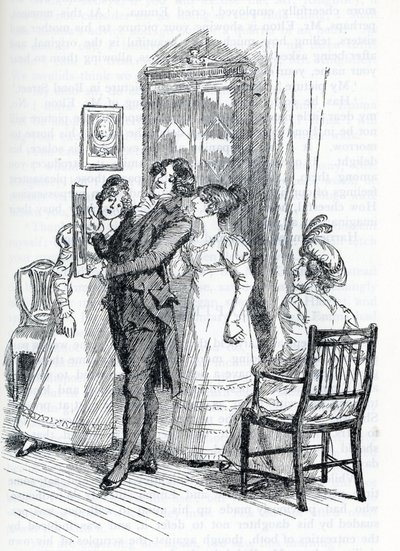 Illustration för "Emma" av Jane Austen (illustration) av Hugh Thomson