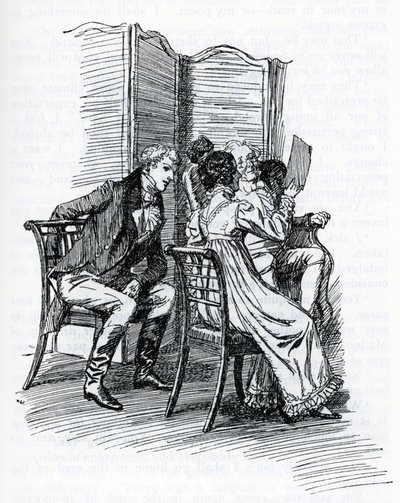 Illustration till "Emma" av Jane Austen. Av Hugh Thomson (illustration) av Hugh Thomson