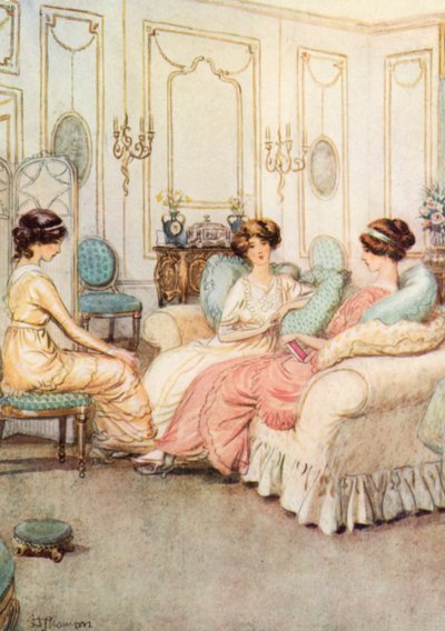 Illustration för J M Barrie The Admirable Crichton av Hugh Thomson