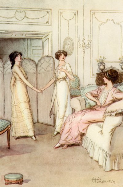 Illustration för J M Barrie The Admirable Crichton av Hugh Thomson