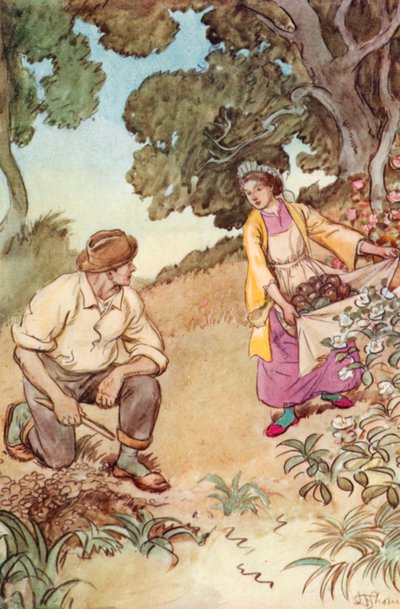 Illustration för J M Barrie The Admirable Crichton av Hugh Thomson