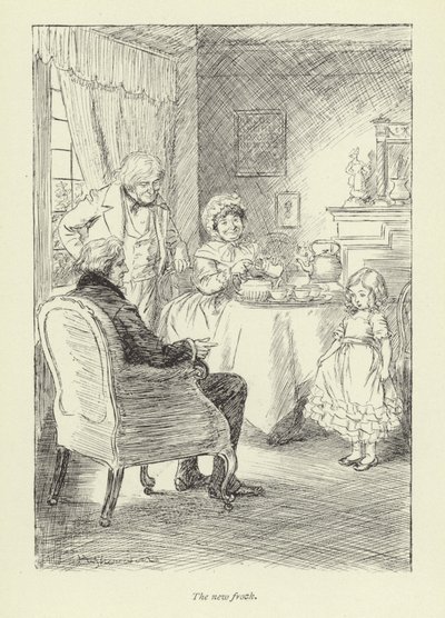 Illustration för Janets Repentance av George Eliot av Hugh Thomson