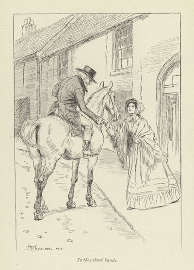 Illustration för Janets Repentance av George Eliot av Hugh Thomson