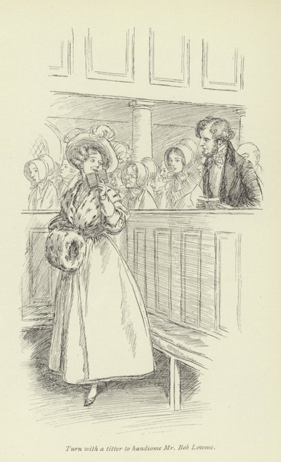 Illustration för Janets Repentance av George Eliot av Hugh Thomson