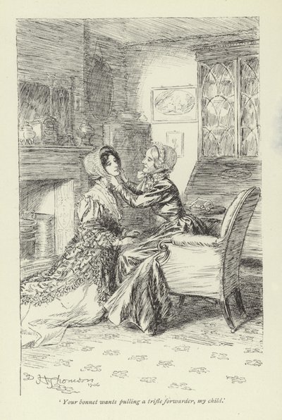 Illustration för Janets Repentance av George Eliot av Hugh Thomson