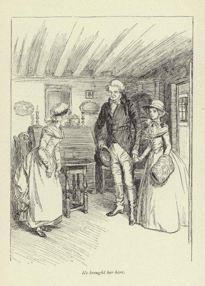 Illustration till Mr Gilfils Love Story av George Eliot av Hugh Thomson