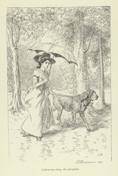 Illustration till Mr Gilfils Love Story av George Eliot av Hugh Thomson