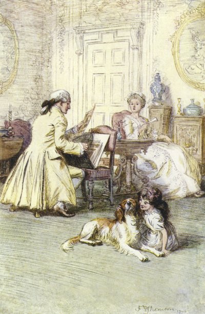 Illustration till Mr Gilfils Love Story av George Eliot av Hugh Thomson