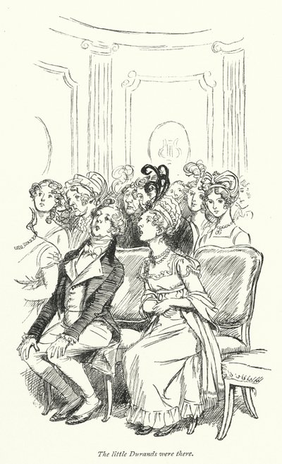 Illustration for Persuasion av Jane Austen (litho) av Hugh Thomson