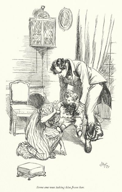 Illustration for Persuasion av Jane Austen (litho) av Hugh Thomson