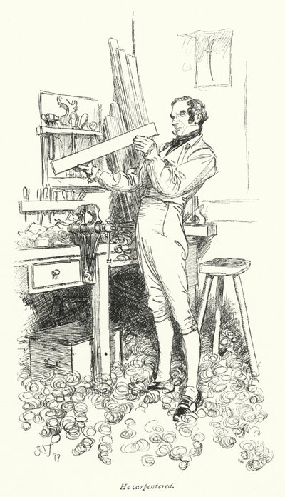 Illustration for Persuasion av Jane Austen (litho) av Hugh Thomson