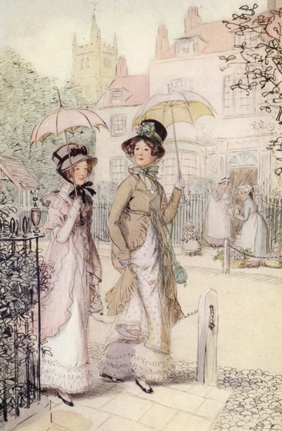 Illustration för Quality Street av Hugh Thomson