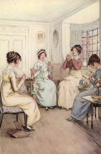 Illustration för Quality Street av Hugh Thomson