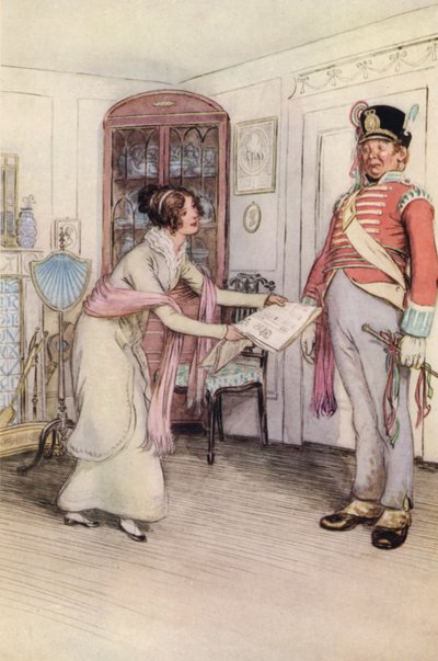 Illustration för Quality Street av Hugh Thomson