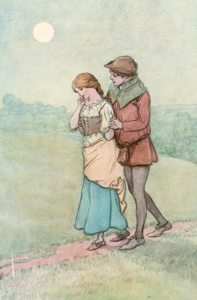 Illustration för Shakespeares As You Like It av Hugh Thomson