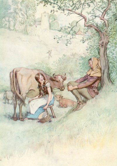 Illustration för Shakespeares som du gillar det av Hugh Thomson