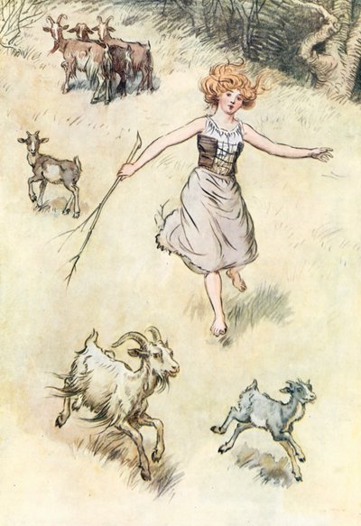 Illustration för Shakespeares som du gillar det av Hugh Thomson