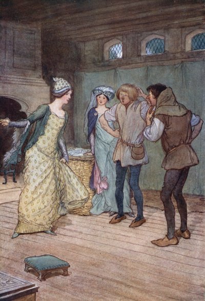 Illustration för The Merry Wives of Windsor av Hugh Thomson