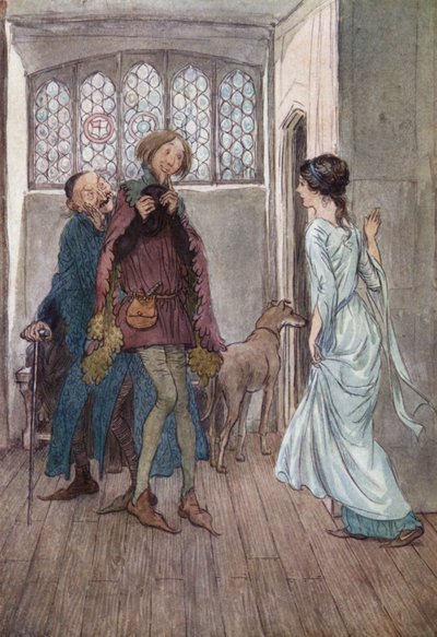 Illustration för The Merry Wives of Windsor av Hugh Thomson