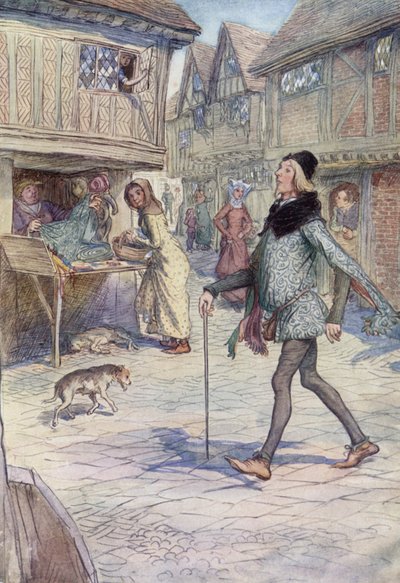 Illustration för The Merry Wives of Windsor av Hugh Thomson