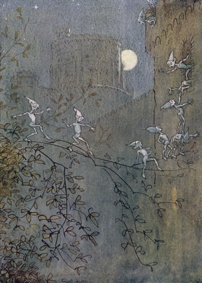 Illustration för The Merry Wives of Windsor av Hugh Thomson