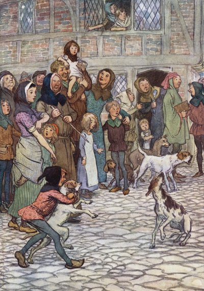 Illustration för The Merry Wives of Windsor av Hugh Thomson