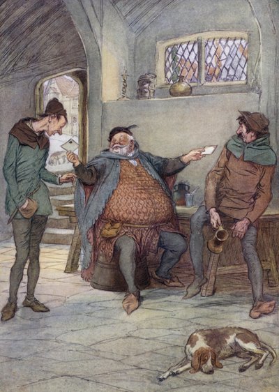 Illustration för The Merry Wives of Windsor av Hugh Thomson