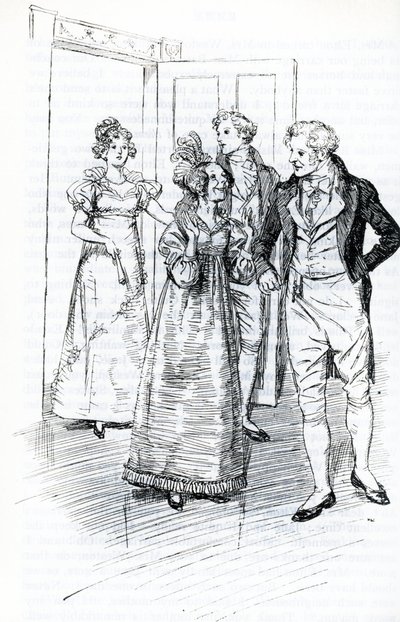"The Ball at the Crown Inn" (illustration) av Hugh Thomson