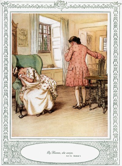 Oliver Goldsmiths pjäs She Stoops to Conquer av Hugh Thomson