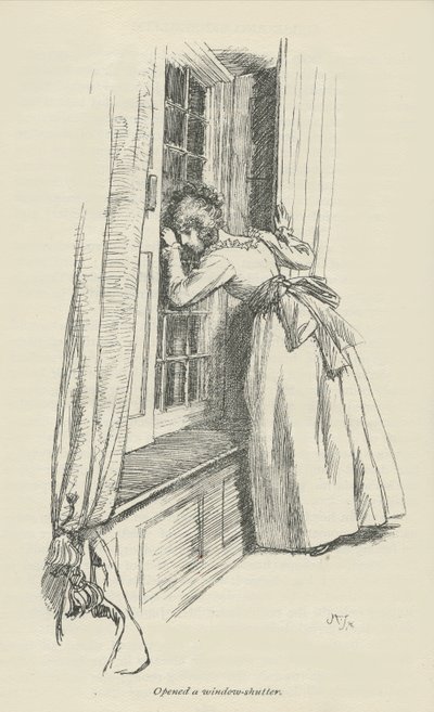 Öppnade en fönsterlucka, 1896 av Hugh Thomson