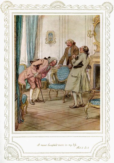 Richard Brinsley Sheridans pjäs av Hugh Thomson