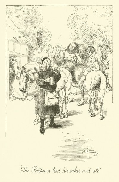 Förlåtaren (litho) av Hugh Thomson